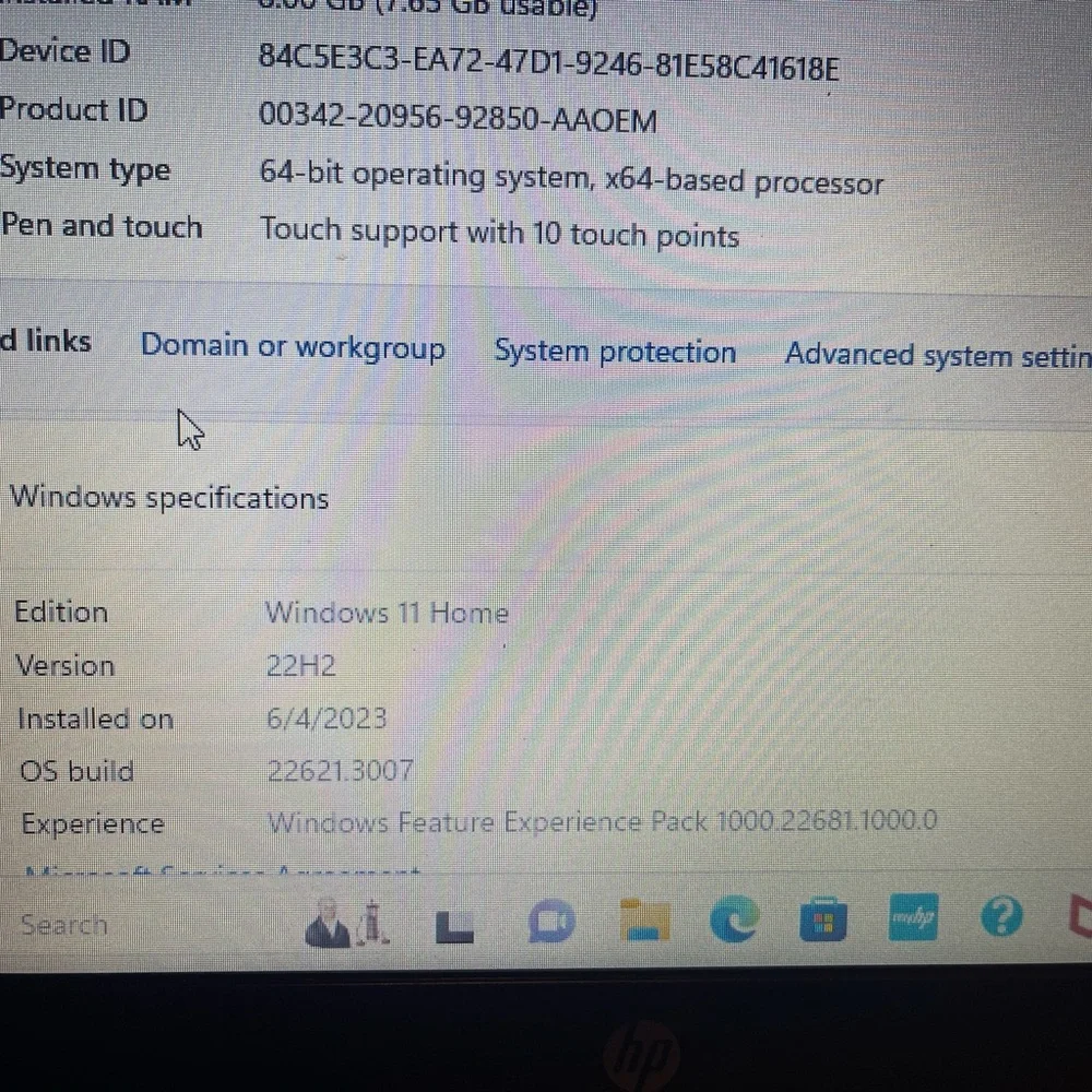 Hp computer, 11 gen